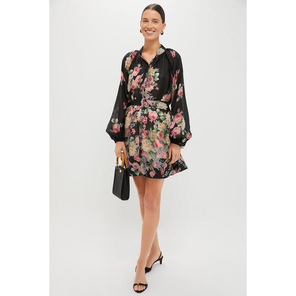 BYTIMO Flower Market Cupro Button Down Dress Size XS NWT Retail $430 Tuckernuck - Picture 7 of 8